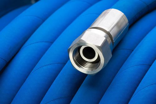 Water hose - 1SN - Teha - synthetic rubber / high-pressure / cleaning