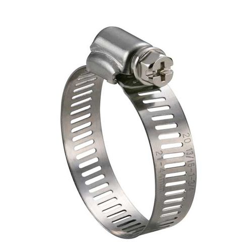 Stainless steel hose clamp - Y2x1 series - EVEREON INDUSTRIES INC - worm / perforated band / flexible