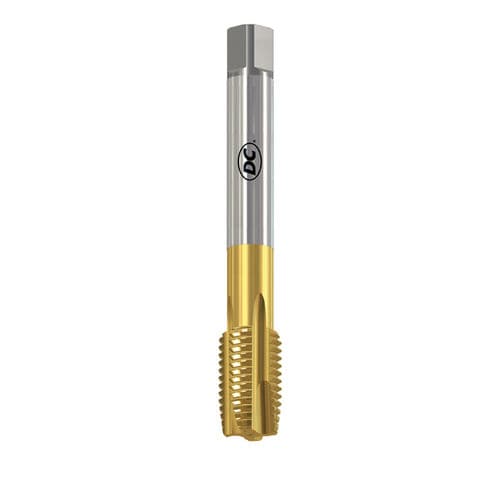 Through-hole machine tap - N420TN-4 - DC SWISS SA - monobloc / straight flute / HSS-E