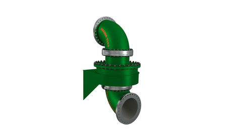 Dredge swivel bend - Dredge Yard