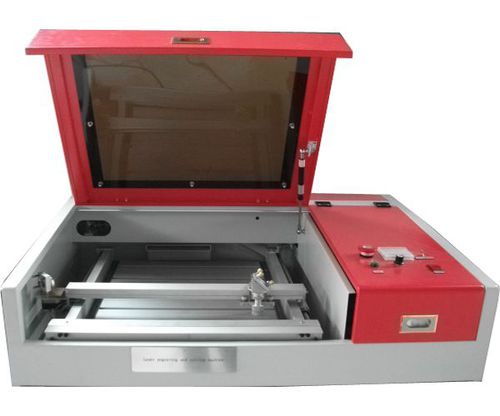 Laser engraving machine - NC-S4040 - Jinan Nice-Cut Mechanical Equipment Co., Ltd. - plastic / glass