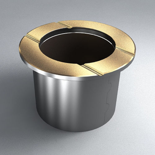Cylindrical plain bearing - IB037 - IDEAL BEARING INC. - steel / bronze / carbon steel
