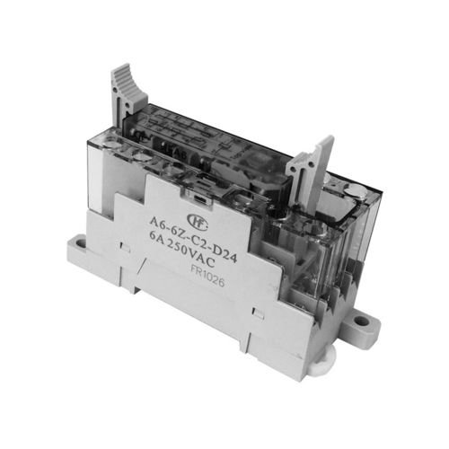 Electromechanical relay socket - A6-6Z-C2-X - Xiamen Hongfa Electroacoustic Co.,Ltd.