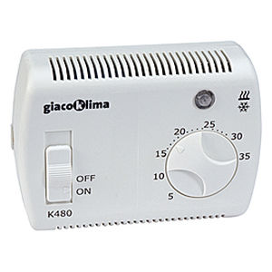 Electronic thermostat - K480 - Giacomini - wall-mounted / room