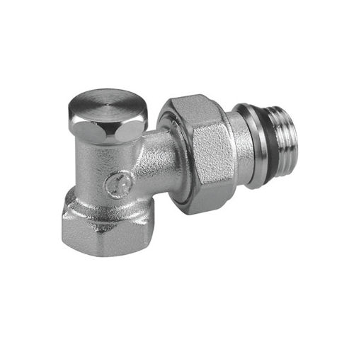 Adjustment fitting - R16TG series - Giacomini - hydraulic / screw-in / right-angle