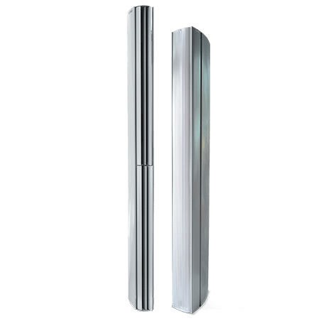 Ambient air curtain - WING-R, WING-G EC series - TEKADOOR GmbH - horizontal / vertical / for revolving doors