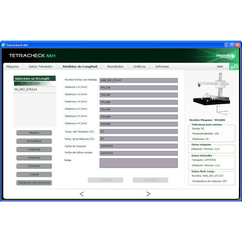 Verification software - MH Check - Innovalia-Metrology - metrology / for machine tools
