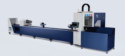 Fiber laser cutting machine - MPS-T - Han's Laser Technology Co., Ltd - for steel / tube / manual loading