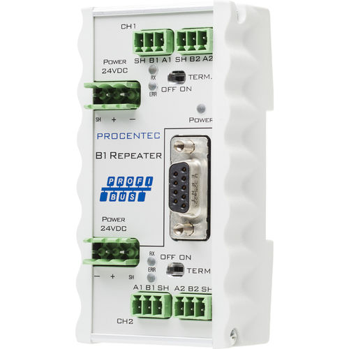 Network repeater - 101-00201A - PROCENTEC - interface / PROFIBUS