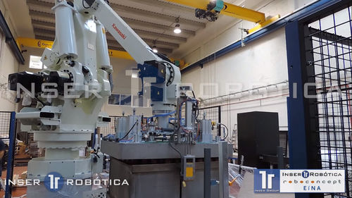 Robotic palletizer - Inser Robótica S.A - for filled cans / compact