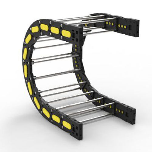 Fully-enclosed drag chain - 306B - Brevetti Stendalto - nylon / with separators / self-supporting