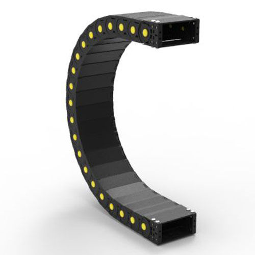 Partially enclosed drag chain - 660 - Brevetti Stendalto - nylon / with separators / with lid