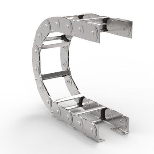 Open drag chain - 30NT - Brevetti Stendalto - steel / stainless steel / with detachable aluminum stays