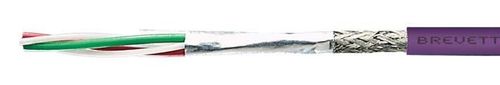 Optical data cable - BC450 - Brevetti Stendalto - armored / PROFIBUS / flexible