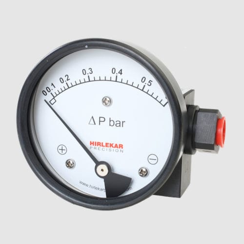 Differential pressure gauge - 200 DPG - Hirlekar Precision Instruments, Pune - dial / flange / NPT 1/4