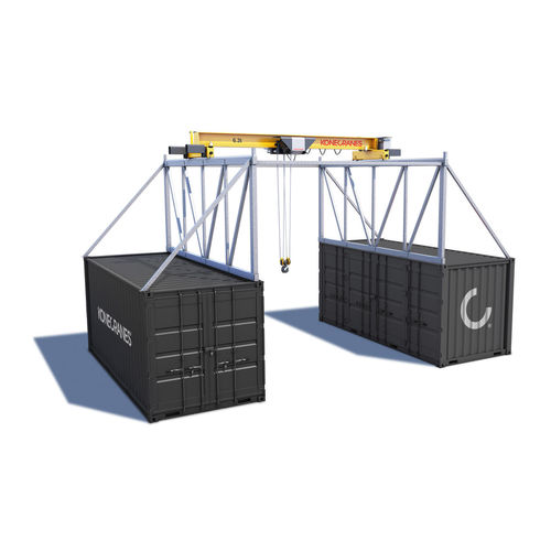 Single-girder overhead traveling crane - CXT Explorer - Konecranes - heavy-duty / for workshops / with rope hoist
