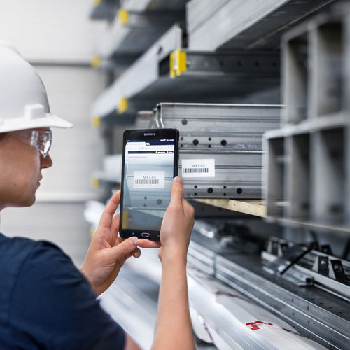 Materials data management software Konecranes industrial / realtime / Android