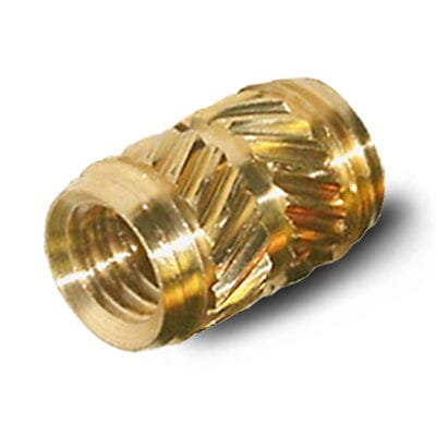 Threaded insert - 1032Z8-12BR - Yardley Products - brass / round