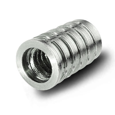 Threaded insert - 1024H9-14AL - Yardley Products - aluminum / round / for thermoplastics