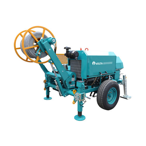 Hydraulic winch - VM 3000 DC - Volta macchine - with combustion engine / wire rope / rotary drum