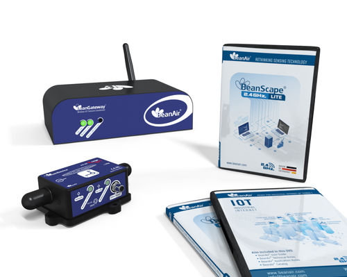 Monitoring starter kit - BeanDevice&reg; 2.4GHZ AX-3D-Xrange - BeanAir GmbH - for vibration measurement / IoT