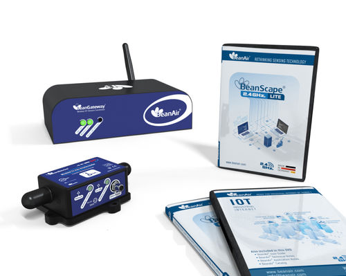 Vibration measurement starter kit - BeanDevice&reg; 2.4GHZ AX-3D SR - BeanAir GmbH - monitoring / IoT
