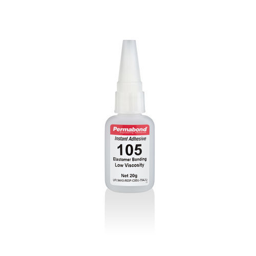 Cyanoacrylate adhesive - 105 - Permabond - for rubber / for plastics / for metal