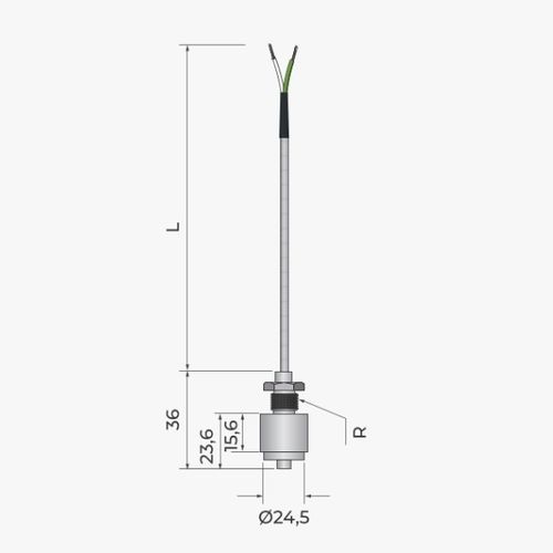 RTD temperature probe - MODELO 326 - MESEL S.L - silicon / Pt100 / Pt1000