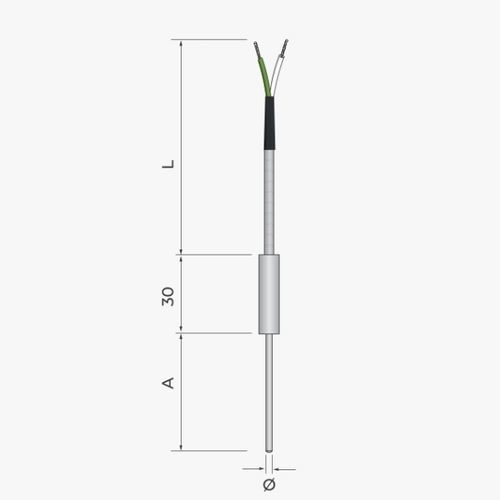 Pt100 temperature probe - 419 - MESEL S.L - Pt1000 / type J thermocouple / type K thermocouple