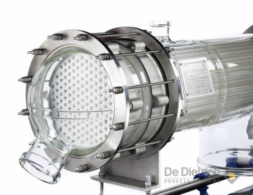 Shell and tube heat exchanger - QVF®  - De Dietrich - liquid/liquid / steel / corrosion-resistant