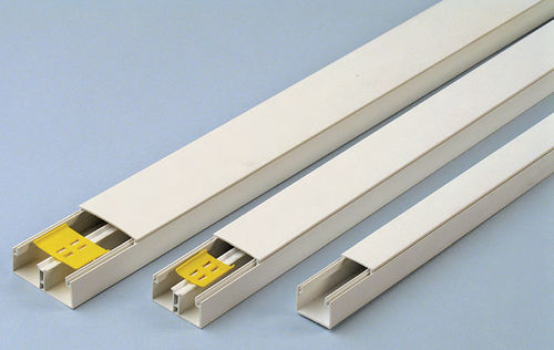 Cabling trunking - 2 m , IP40 | MINITRIS Series - CANALPLAST - PVC / modular