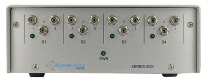 12 ports network switch - 8900 series - Giga-tronics Incorporated - fiber optics / industrial