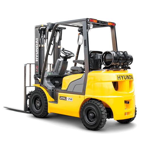 LPG forklift - 7A - HYUNDAI HEAYY INDUSTRIES - ride-on / indoor / for warehouse