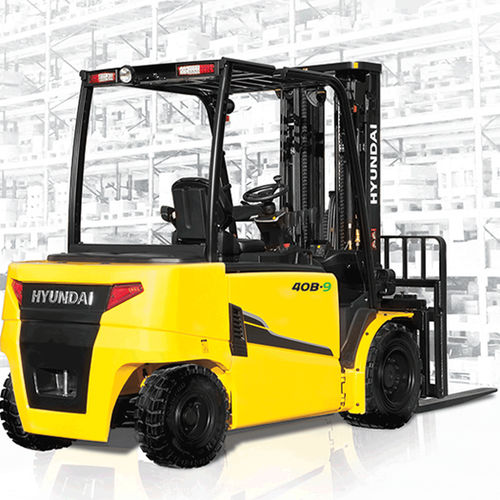 Electric forklift truck - 40B-9 - HYUNDAI HEAYY INDUSTRIES - ride-on / 4-wheel