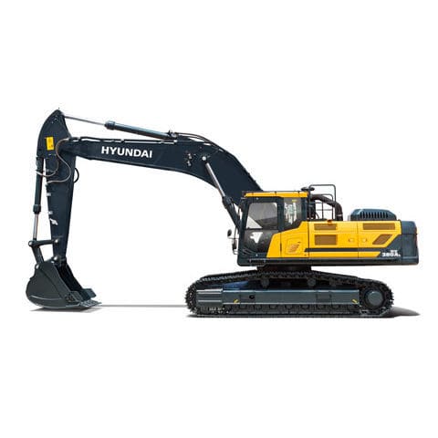 Medium excavator - HX380AL - HYUNDAI HEAYY INDUSTRIES - crawler / diesel / construction