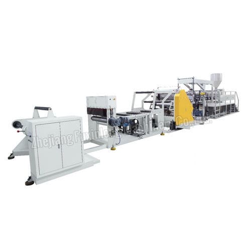 Single layer extrusion line - FJL-PC-A - Zhejiang Fuxinlong Machinery Co.,Ltd - plastic sheet / for PP / for PE