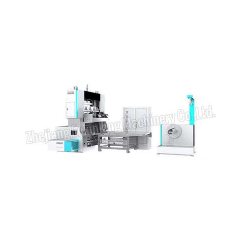 Cutting stacking machine - FJL-1050/320 - Zhejiang Fuxinlong Machinery Co.,Ltd - tray / for packaging / cup