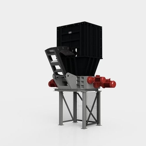 Primary shredder - TR4A450 series - CAMEC srl - four shaft / for electronics scrap / tire