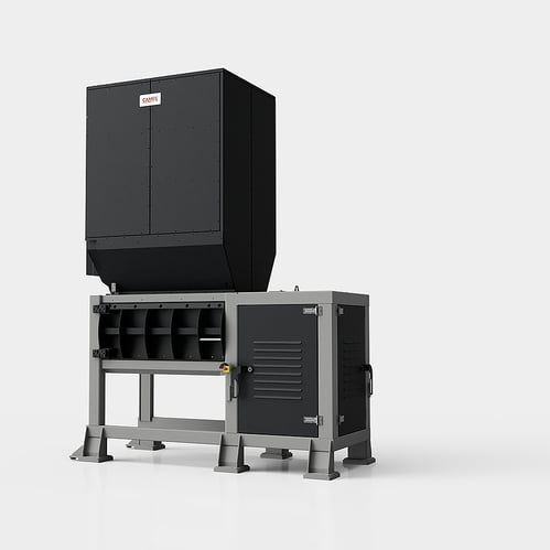 Primary shredder - DR450 series - CAMEC srl - single shaft / for wood / for cardboard