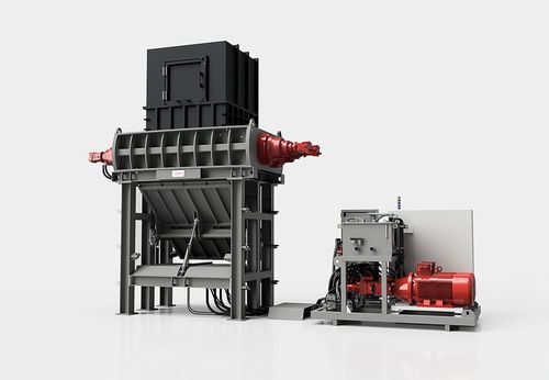 Rotary shear shredder - CR2A645 series - CAMEC srl - primary / double shaft / for cables
