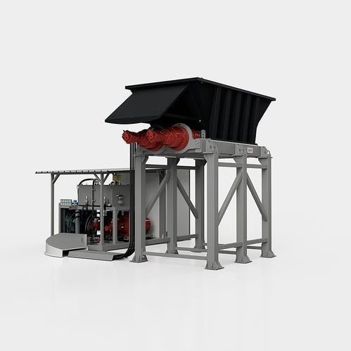 Primary waste crusher-shredder - LCB710 series - CAMEC srl - compact