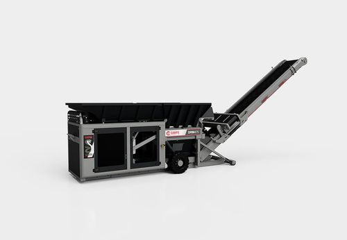 Mobile shredder - DRM475 series - CAMEC srl - primary / two shaft / for wood