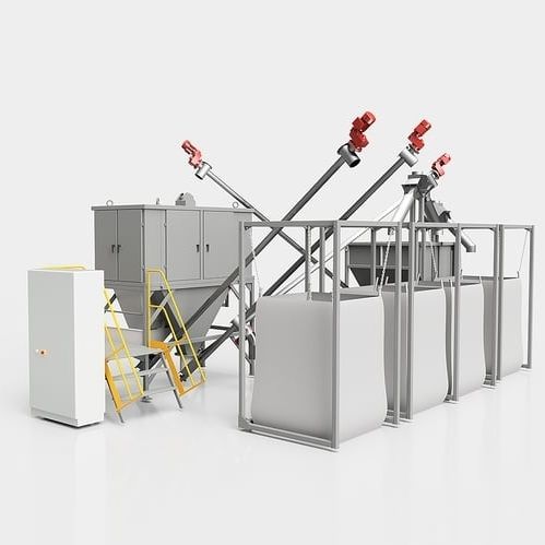 Waste separator - CAMEC srl - for bulk materials / electrostatic / process