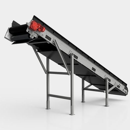 Belt conveyor - NSM, NSP - CAMEC srl - inclined / transport / electric drive