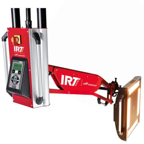 Rail-mounted dryer - IRT 4-20 PCAUTO - Herkules Hebetechnik GmbH - infrared / curing / with automatic controls