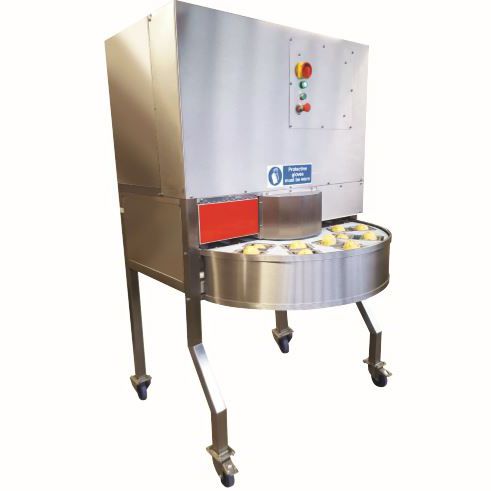 Rotary blade cutting machine - Carousel - M&P Engineering - foodstuff / CNC / for the food industry