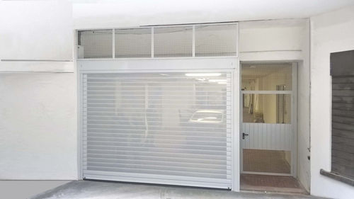 Roll up roller shutter - TENAK - Ballan Spa - galvanised steel / isolated / garage