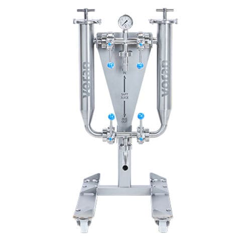 Food industry sieve - ERS25 - Voran - for liquids / stainless steel / filter