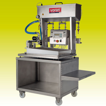 Manual filling machine - MBF750-R6 - Voran - bag-in-box / fruit juice / linear