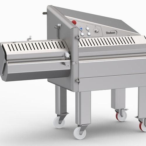 Meat slicing machine - ICONE 650 - Dadaux SAS - automatic / knife / 400V three-phase